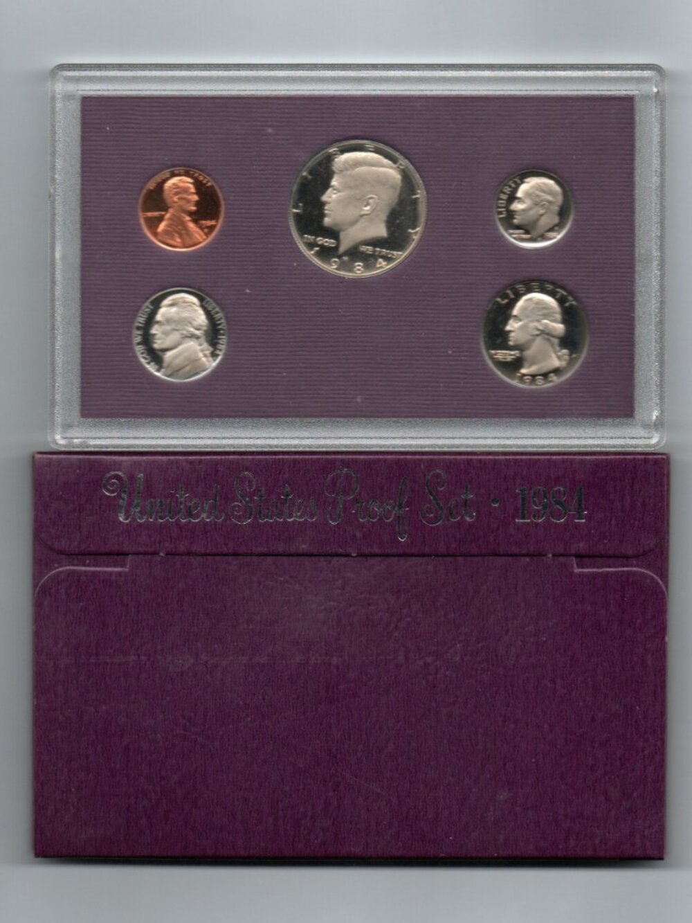 1984-S US Mint Proof Coin Set... 5 Coins... In Original Packaging